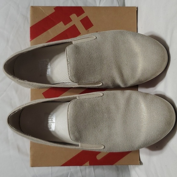 Fitflop cream houndstooth print superskate iob - Picture 1 of 8